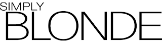 SIMPLY BLONDE logo