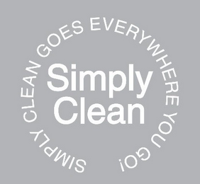 SIMPLY CLEAN SIMPLY CLEAN GOES EVERYWHERE YOU GO! logo
