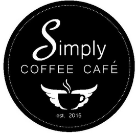 SIMPLY COFFEE CAFE EST. 2015 logo