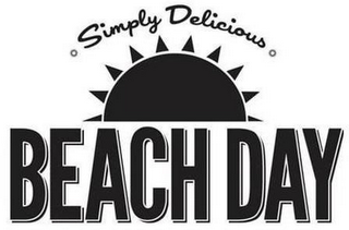 SIMPLY DELICIOUS BEACH DAY logo