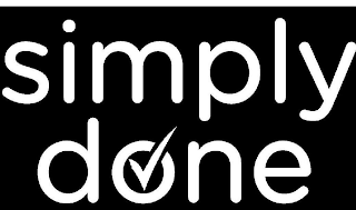 SIMPLY DONE logo