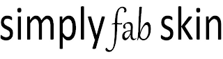 SIMPLY FAB SKIN logo