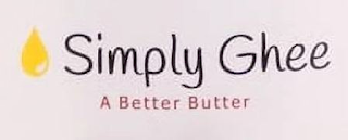 SIMPLY GHEE A BETTER BUTTER logo