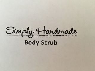 SIMPLY HANDMADE BODY SCRUB logo