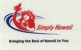 SIMPLY HAWAII BRINGING THE BEST OF HAWAII TO YOU logo
