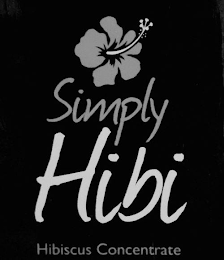 SIMPLY HIBI HIBISCUS CONCENTRATE logo