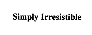 SIMPLY IRRESISTIBLE logo