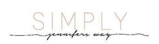 SIMPLY JENNIFERS WAY logo