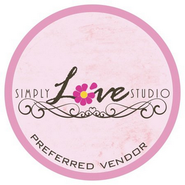 SIMPLY LOVE STUDIO PREFERRED VENDOR logo