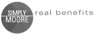 SIMPLY MOORE REAL BENEFITS logo