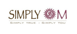 SIMPLY OM SIMPLY TRUE · SIMPLY YOU logo