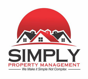 SIMPLY PROPERTY MANAGEMENT WE MAKE IT SIMPLE NOT COMPLEX logo
