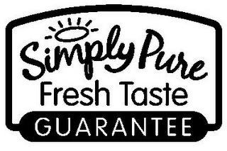 SIMPLY PURE FRESH TASTE GUARANTEE logo