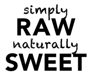 SIMPLY RAW NATURALLY SWEET logo