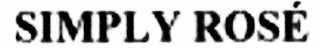 SIMPLY ROSÉ logo
