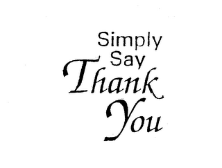 SIMPLY SAY THANK YOU logo