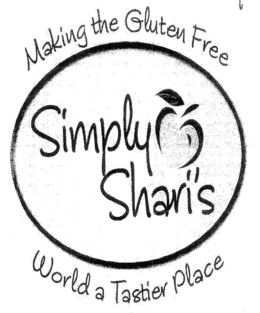 SIMPLY SHARI'S MAKING THE GLUTEN FREE WORLD A TASTIER PLACE logo