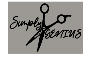 SIMPLY SHEAR GENIUS logo