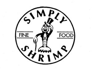 SIMPLY SHRIMP FINE FOOD logo