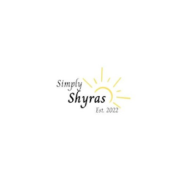 SIMPLY SHYRAS EST. 2022 logo