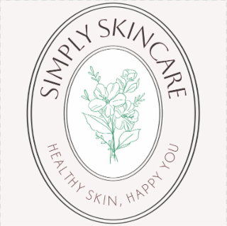 SIMPLY SKINCARE HEALTHY SKIN, HAPPY YOU logo