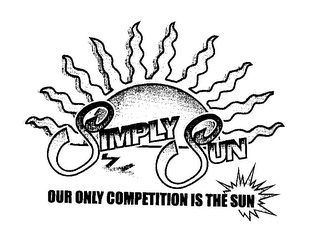 SIMPLY SUN OUR ONLY COMPETITION IS THE SUN logo
