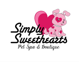 SIMPLY SWEETHEARTS PET SPA & BOUTIQUE logo