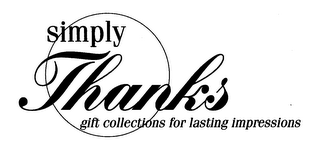 SIMPLY THANKS GIFTS COLLECTIONS FOR LASTING IMPRESSIONS logo