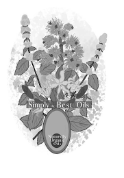 SIMPLY THE BEST OILS NATURALLY ORGANIC OILS logo