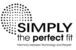SIMPLY THE PERFECT FIT "HARMONY BETWEEN TECHNOLOGY AND PEOPLE" logo
