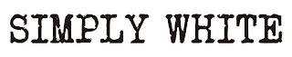 SIMPLY WHITE logo