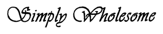 SIMPLY WHOLESOME logo