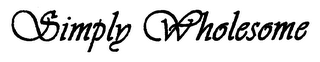 SIMPLY WHOLESOME logo