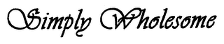 SIMPLY WHOLESOME logo