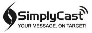 SIMPLYCAST YOUR MESSAGE. ON TARGET! logo
