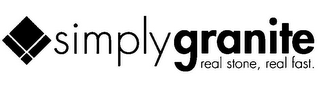 SIMPLYGRANITE REAL STONE, REAL FAST. logo