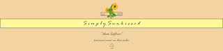 SIMPLYSUNKISSED ESTD 2022 "WARM SUNFLOWER" HAND POURED COCONUT WAX BLEND CANDLE 12.1 OZ logo
