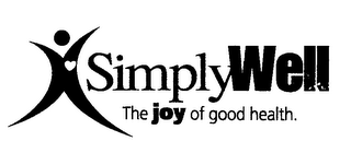 SIMPLYWELL THE JOY OF GOOD HEALTH. logo