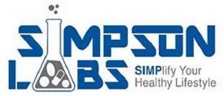 SIMPSON LABS SIMPLIFY YOUR HEALTHY LIFESTYLE logo