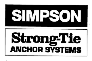 SIMPSON STRONG-TIE ANCHOR SYSTEMS logo