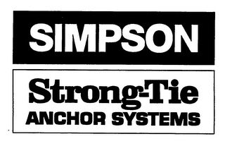 SIMPSON STRONG-TIE ANCHOR SYSTEMS logo