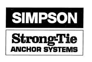 SIMPSON STRONG-TIE ANCHOR SYSTEMS logo