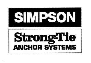 SIMPSON STRONG-TIE ANCHOR SYSTEMS logo