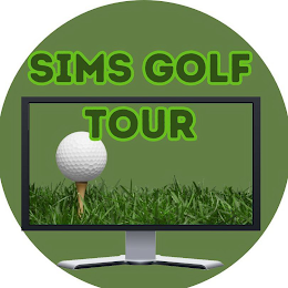 SIMS GOLF TOUR logo