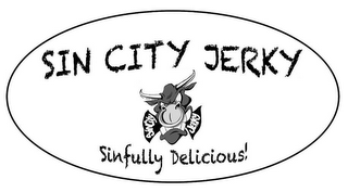 SIN CITY JERKY SINFULLY DELICIOUS! logo
