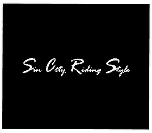 SIN CITY RIDING STYLE logo