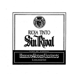 SIN RIVAL RIOJA TINTO BODEGAS FRANCO ESPANGOLA LO GRANO VINO DE ESPANA logo