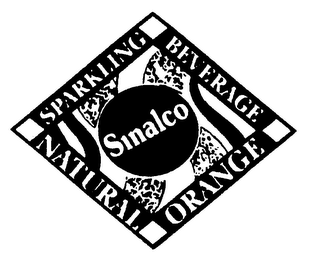 SINALCO NATURAL ORANGE SPARKLING BEVERAGE logo