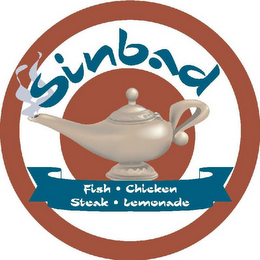 SINBAD FISH · CHICKEN STEAK · LEMONADE logo