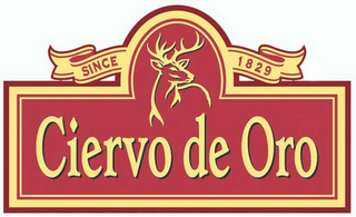 SINCE 1829 CIERVO DE ORO logo